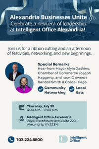 Alexandria Businesses Unite on July 30th with Mayor Alyia Gaskins
